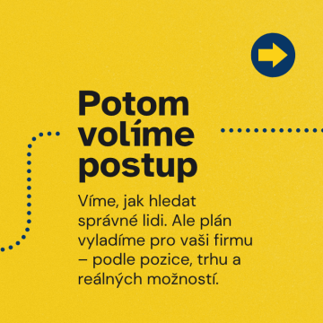 Náborová strategie – návrh postupu hledání ideálního kandidáta s ohledem na tým a firemní cíle.
